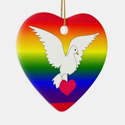 HERZLICH HERZEN KERAMIKORNAMENT (Rechts)