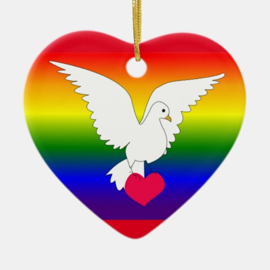 HERZLICH HERZEN KERAMIKORNAMENT (Vorne)