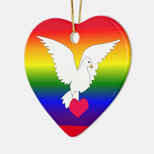 HERZLICH HERZEN KERAMIKORNAMENT (Links)