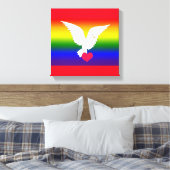 HERZLICH HERZEN LEINWANDDRUCK (Insitu (Schlafzimmer))