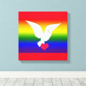 HERZLICH HERZEN LEINWANDDRUCK (Insitu (Holzboden))