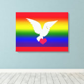 HERZLICH HERZEN LEINWANDDRUCK (Insitu (Holzboden))