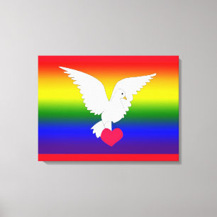 HERZLICH HERZEN LEINWANDDRUCK