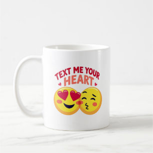Herzlich Mit Augen Design von Emoji Valentine in d Kaffeetasse