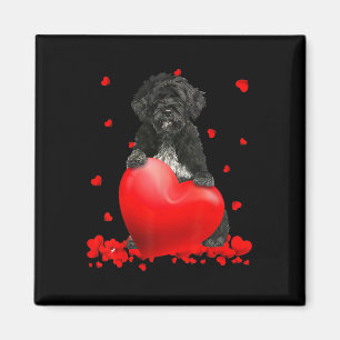 Herzlich portugiesischer Wasserhund Hund Lover Chr Magnet