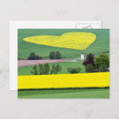 Herzlich Postkarte (Vorne/Hinten)