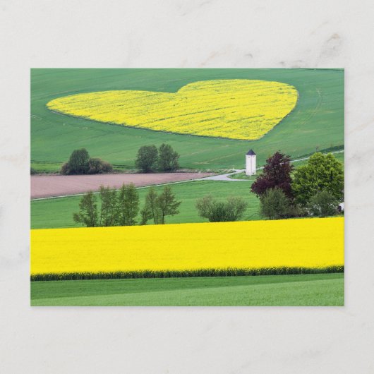 Herzlich Postkarte (Vorderseite)