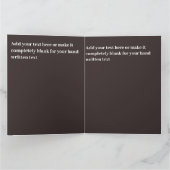 Herzlich Rote Rose Braun Glossie Schönes Valentine Karte (Innenseite)