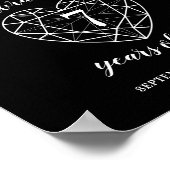 Herzlich willkommen 7 Jahre Liebe 7. Jubiläum Poster (Ecke)