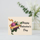 Herzlich Willkommen am Valentinstag Postkarten für (Stehend Vorderseite)