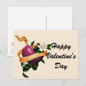 Herzlich Willkommen am Valentinstag Postkarten für (Vorne/Hinten)