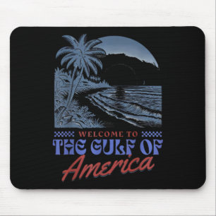 Herzlich willkommen am Vintagen Strand am Golf von Mousepad