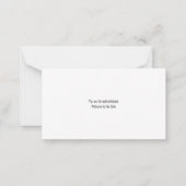 Herzlich willkommen auf dem Gelände der Bus Club C Mitteilungskarte (Rückseite)