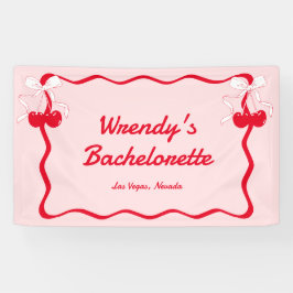 Herzlich Willkommen auf dem Junggeselinnen-Abschie Banner