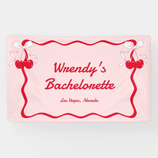 Herzlich Willkommen auf dem Junggeselinnen-Abschie Banner (Horizontal)