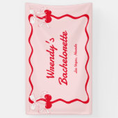 Herzlich Willkommen auf dem Junggeselinnen-Abschie Banner (Vertikal)