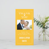 Herzlich Willkommen auf den Foto Cards Dankeskarte (Stehend Vorderseite)