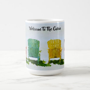 Herzlich willkommen auf den hüttenfarbenen Adirond Kaffeetasse