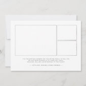 Herzlich willkommen auf den Minimalistischen Gebur Ankündigung (Rückseite)