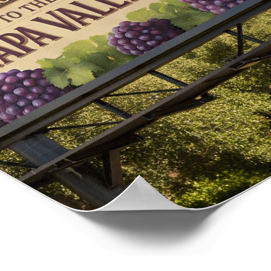 Herzlich willkommen auf der Billboard-Plakatwand i Poster (Ecke)