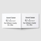 Herzlich willkommen auf der Zuhause! Text Gästebuch (Voll)