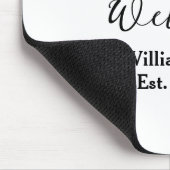 Herzlich willkommen auf der Zuhause! Text Mousepad (Ecke)
