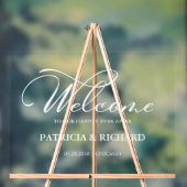 Herzlich Willkommen auf unserem Beginnheits-Begrüß Acrylschild (Neutral)