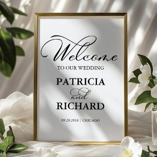 Herzlich willkommen auf unserem hochzeitselenten K Poster
