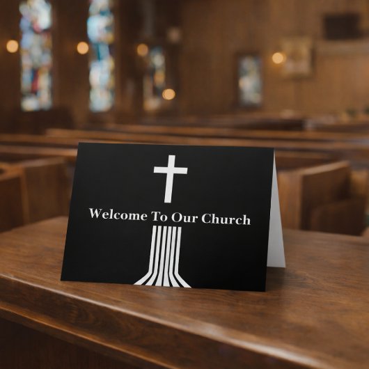 Herzlich willkommen auf unseren Church White Cross Karte