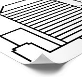 Herzlich willkommen auf unserer Hochzeit in Nashvi Poster (Ecke)