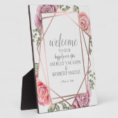 Herzlich willkommen auf unserer Hochzeitsfeier Mod Fotoplatte (Seite)