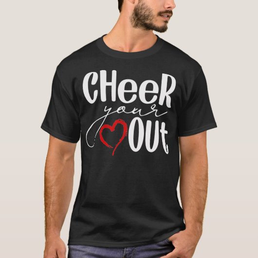 Herzlich Willkommen bei Coolen Cheerleader T-Shirt (Vorderseite)