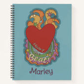 Herzlich Willkommen bei den Beat Doodles für Musik Notizblock (Vorderseite)