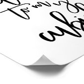 Herzlich willkommen bei der Arbeit meines Cubicle Poster (Ecke)