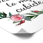 Herzlich willkommen bei der Arbeit meines Cubicle  Poster (Ecke)