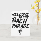 Herzlich willkommen bei der Bach Parade Bride Squa Karte (Gelbe Blume)