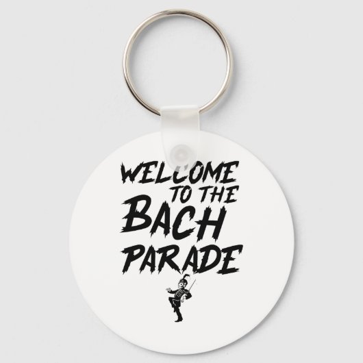 Herzlich willkommen bei der Bach Parade Bride Squa Schlüsselanhänger (Vorderseite)