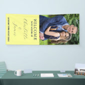 Herzlich willkommen bei der Hochzeitsfeier mit glü Banner (Messe)