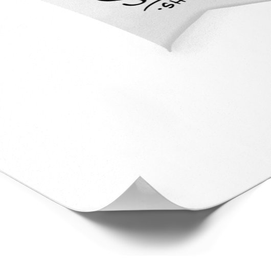 Herzlich willkommen bei der Kack Show Gray Wall Ar Poster (Ecke)