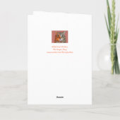 Herzlich Willkommen bei der Katze Karte (Rückseite)