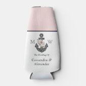 Herzlich willkommen bei der Nautic Wedding Floral Flaschenkühler (Vorderseite)