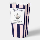 Herzlich willkommen bei der Nautic Wedding Floral  Geschenkschachtel (Rückseite)