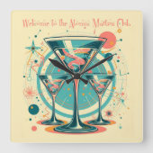 Herzlich willkommen bei der Triple-Play des Atomic Quadratische Wanduhr (Vorderseite)