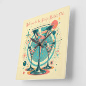 Herzlich willkommen bei der Triple-Play des Atomic Quadratische Wanduhr (Winkel)