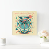 Herzlich willkommen bei der Triple-Play des Atomic Quadratische Wanduhr (Zuhause)