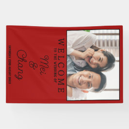 Herzlich willkommen bei einer guten Foto-Hochzeit Banner