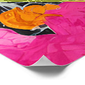 Herzlich willkommen bei einer Hochzeit mit moderne Poster (Ecke)