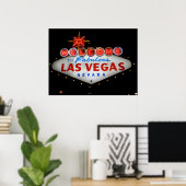 Herzlich willkommen bei Fabulous Las Vegas Neon Po Poster (Heimbüro)