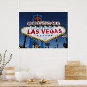 Herzlich willkommen bei Fabulous Las Vegas Poster (Küche)