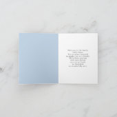 Herzlich willkommen bei Familie Mama Schwan mit Ba Karte (Innenseite)